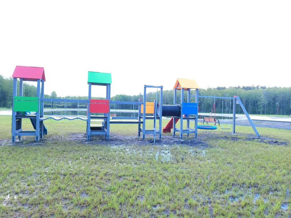 Žaidimų aikštelė "Spalvotasis kiemas"